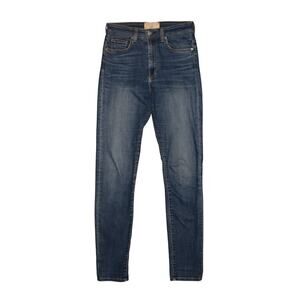 CQY DENIM $158 Medium Wash High Rise Skinny Stretch‎ Denim Jean Size 28